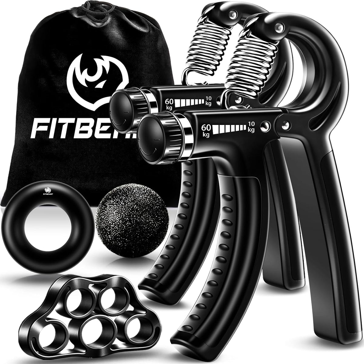 FitBeast Weerstandsbanden Set met Handschoenen, Deuranker & Draagtas FitBeast Weerstandsbanden Set met Handschoenen, Deuranker & Draagtas