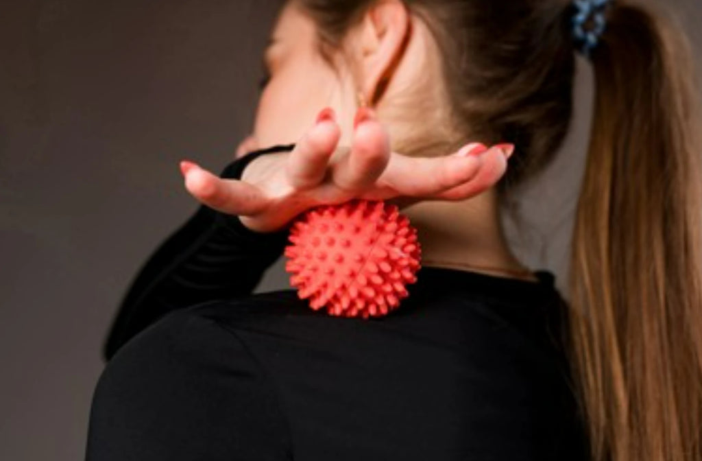 massage tennis ball back