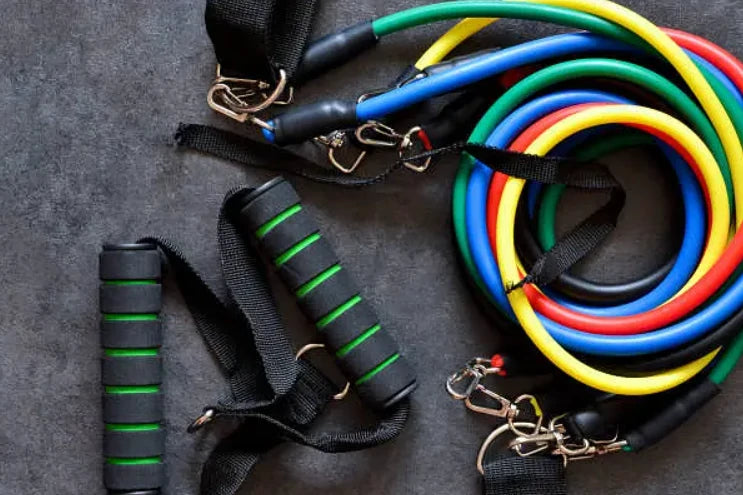 Ab Crunch Resistance Band Workout