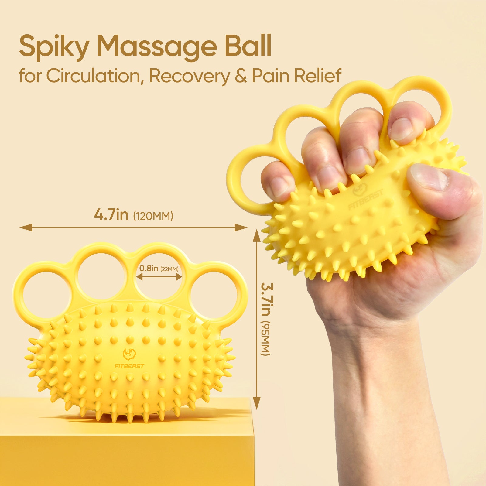 thumbnail image 2 of HiKeep Hand Exercise Balls, Stress Relief Ball, Physical Therapy... 2 of 12