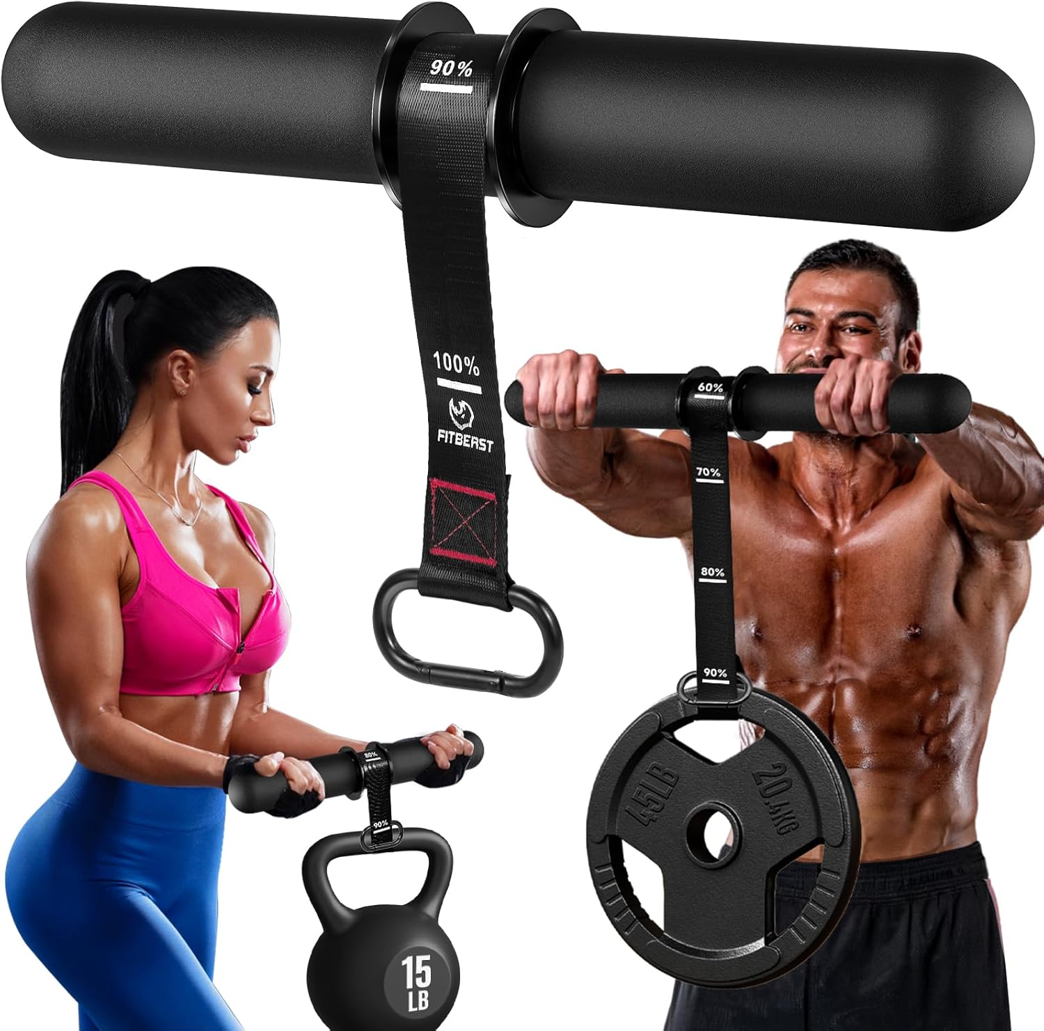Wrist Roller Forearm Strengthener Handle