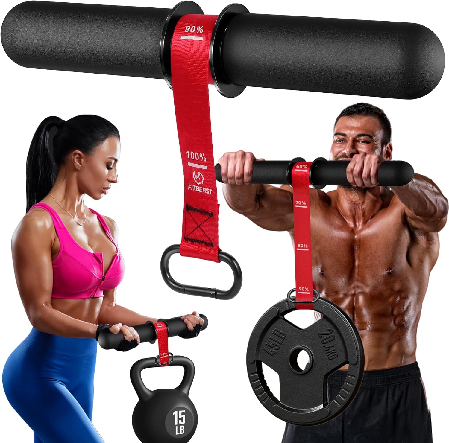 Wrist Roller Forearm Strengthener Handle
