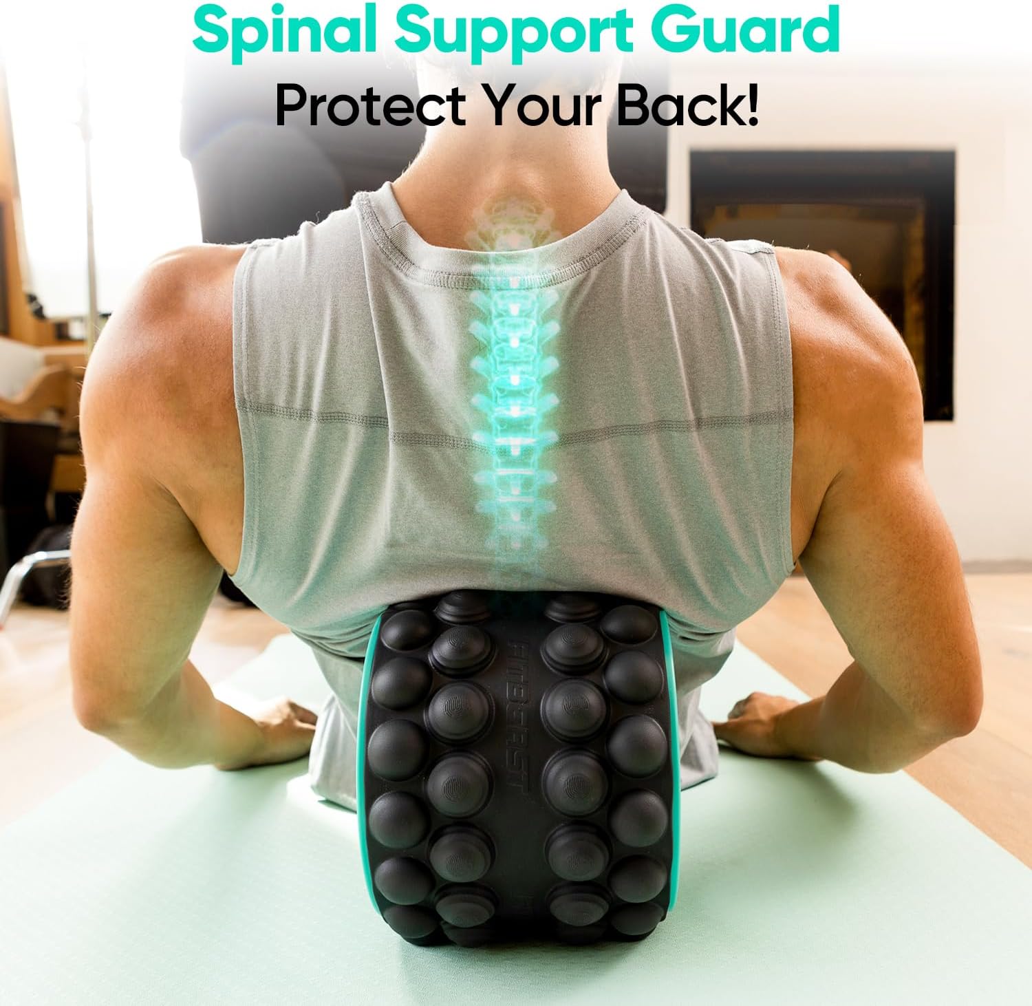 Back Cracker Pack Back Roller Foam Roller For Physical Therapy