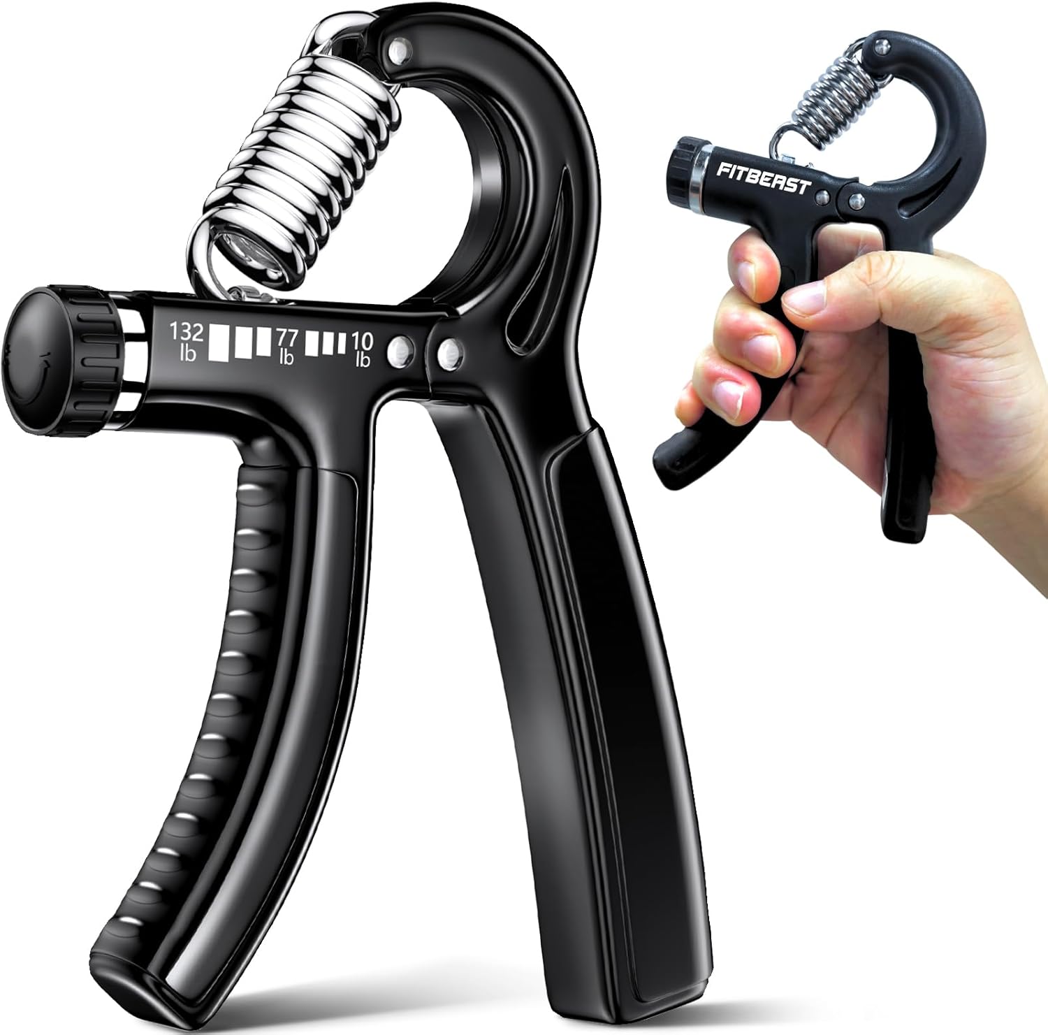 Grip Strengthener Forearm Strengthener Adjustable Hand Grip Strengthener Strength Training & Rehabilitation 10 132 lbs Resistance Ideal Athletes Physical Therapy