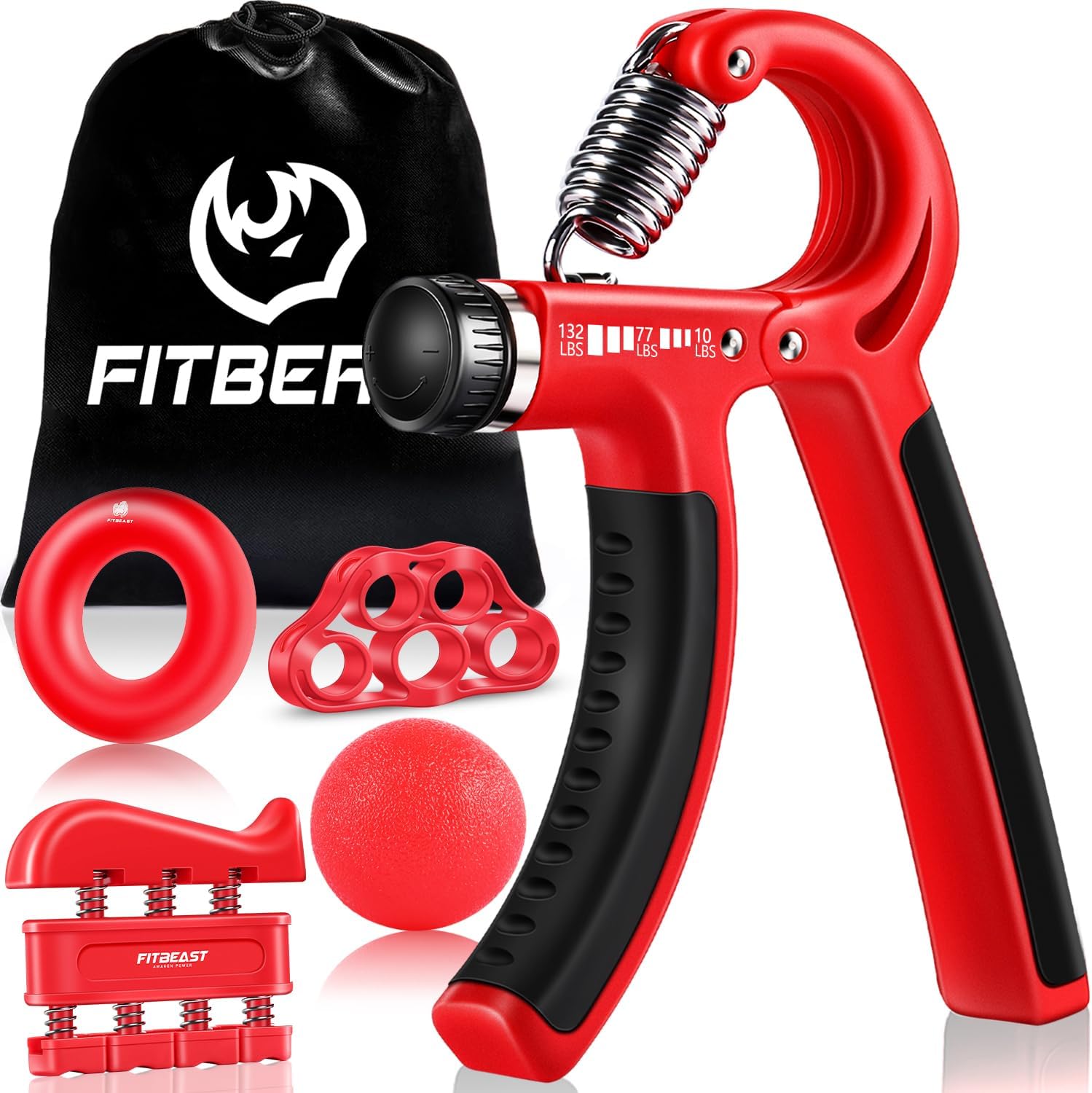 Adjustable Hand Grip Strengthener Workout Kit