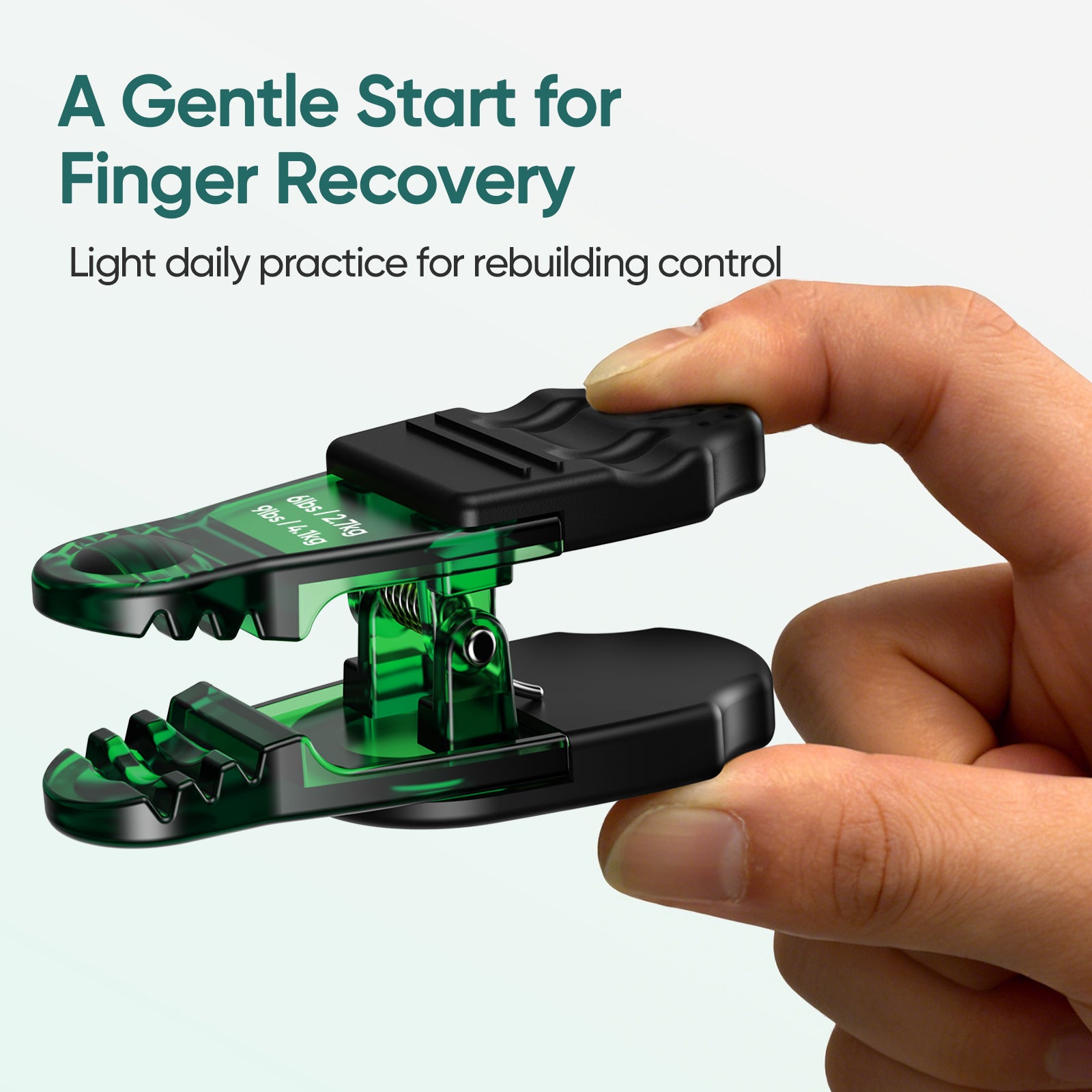 FitBeast Finger Exerciser Set, Pinch Clips & Finger Extension Bands fo